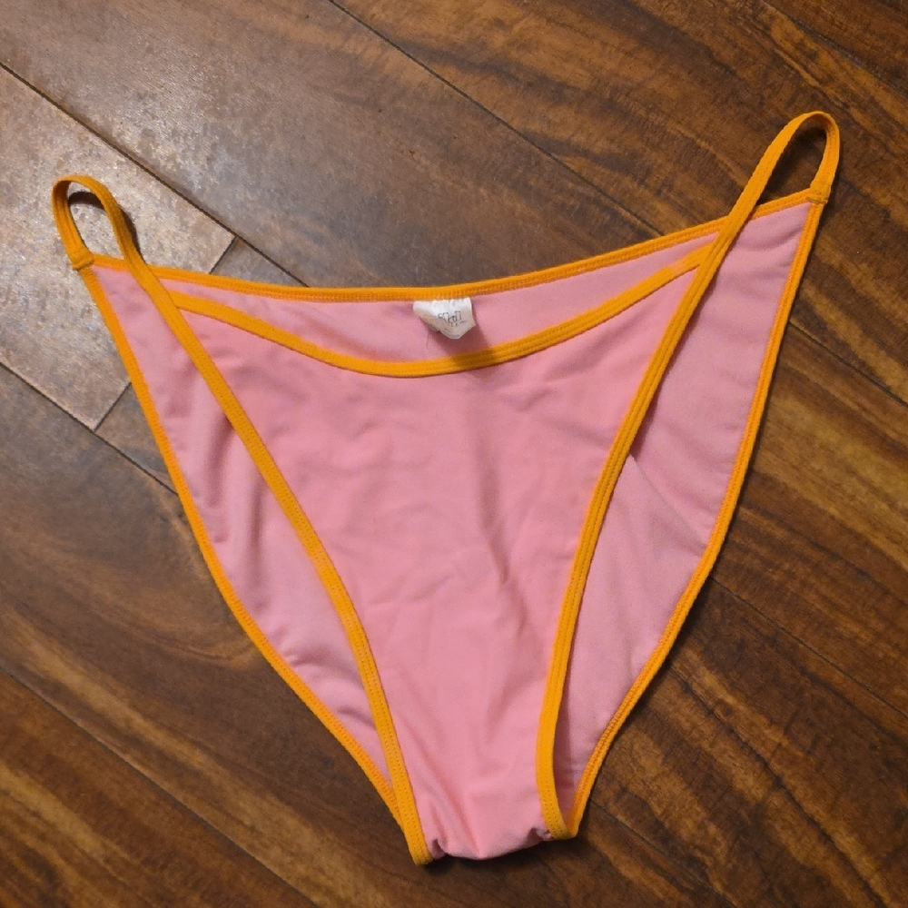 Pink and Orange Bikini Bottom